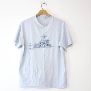 Vintage Arizona Memorial Pearl Harbor Hawaii T Shirt Large